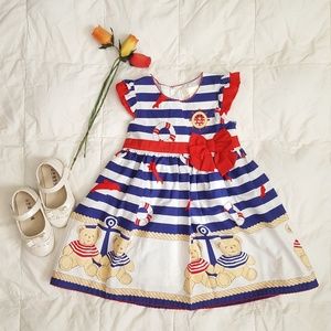 Sailor print dress